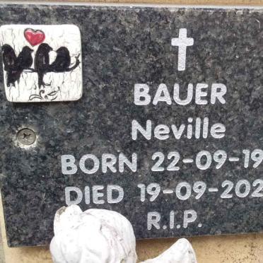 BAUER Neville 1931-2020