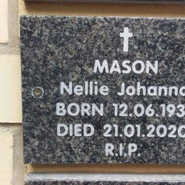 MASON Nellie Johanna 1931-2020