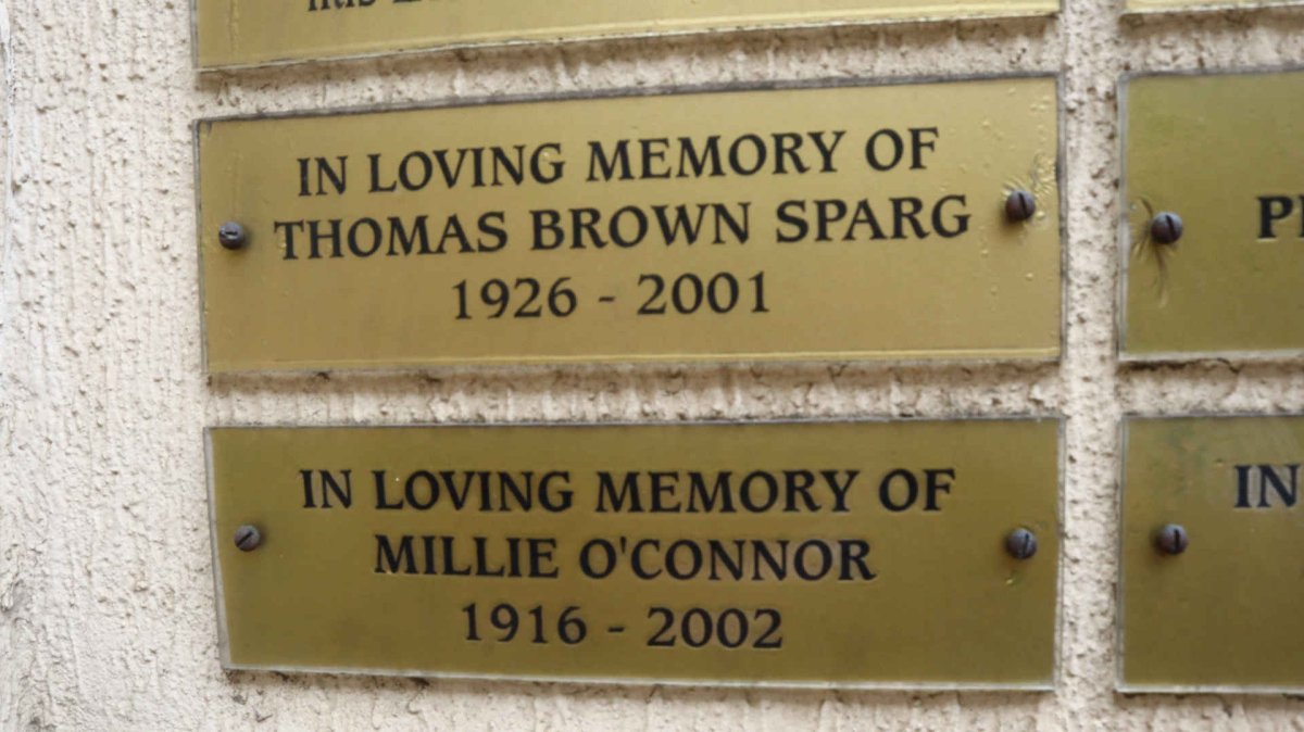 SPARG Thomas Brown 1926-2001 :: O'CONNOR Millie 1916-2002