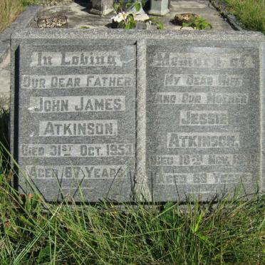 ATKINSON John James -1953 &amp; Jessie -1948
