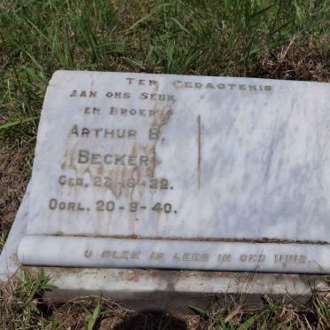 BECKER Arthur B. 1922-1940