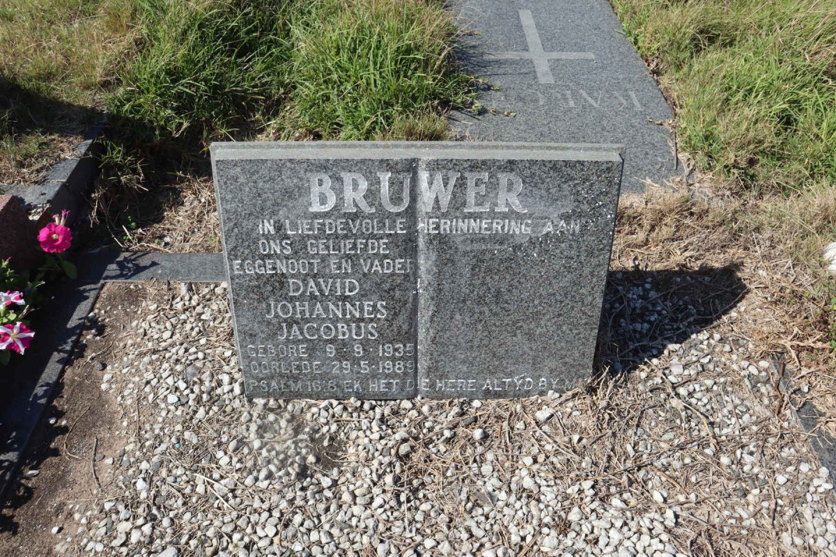 BRUWER David Johannes Jacobus 1935-1989