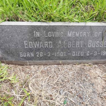 BUSSE Edward Albert 1908-1969