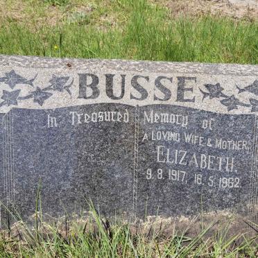 BUSSE Elizabeth 1917-1962