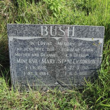 BUSH Stanley Gordon 1912-1986 &amp; Minerva Mary 1916-1984