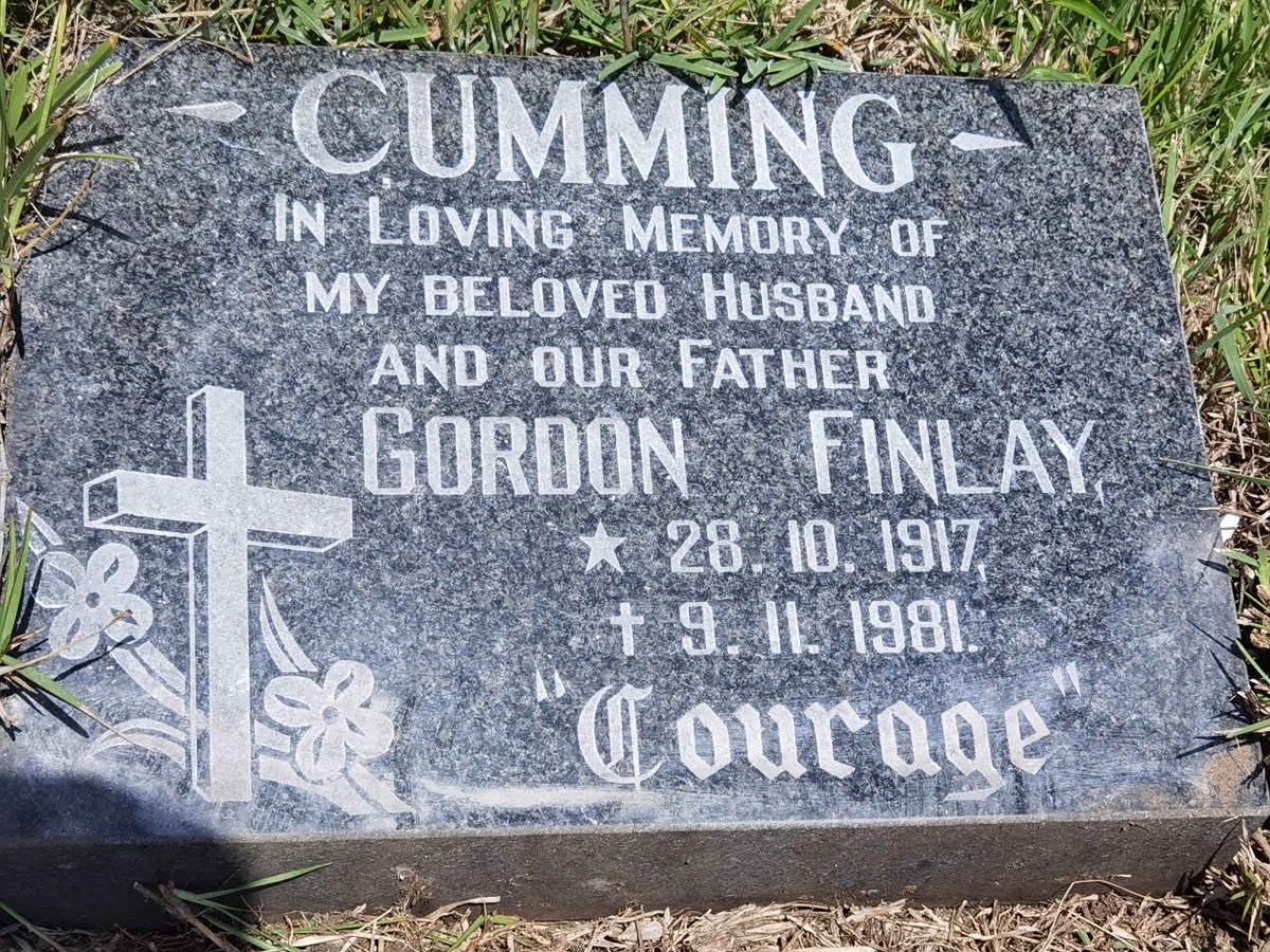 CUMMING Gordon Finlay 1917-1981