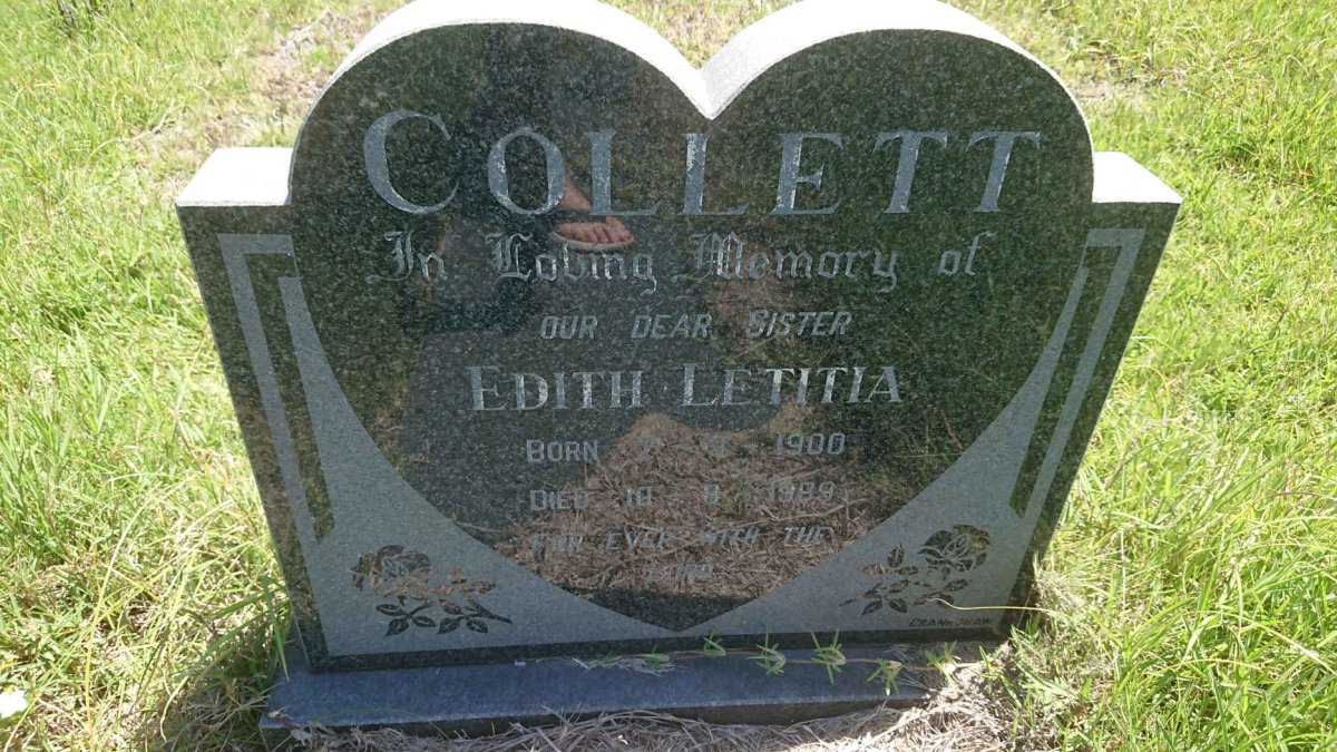 COLLETT Edith Letitia 1900-1989