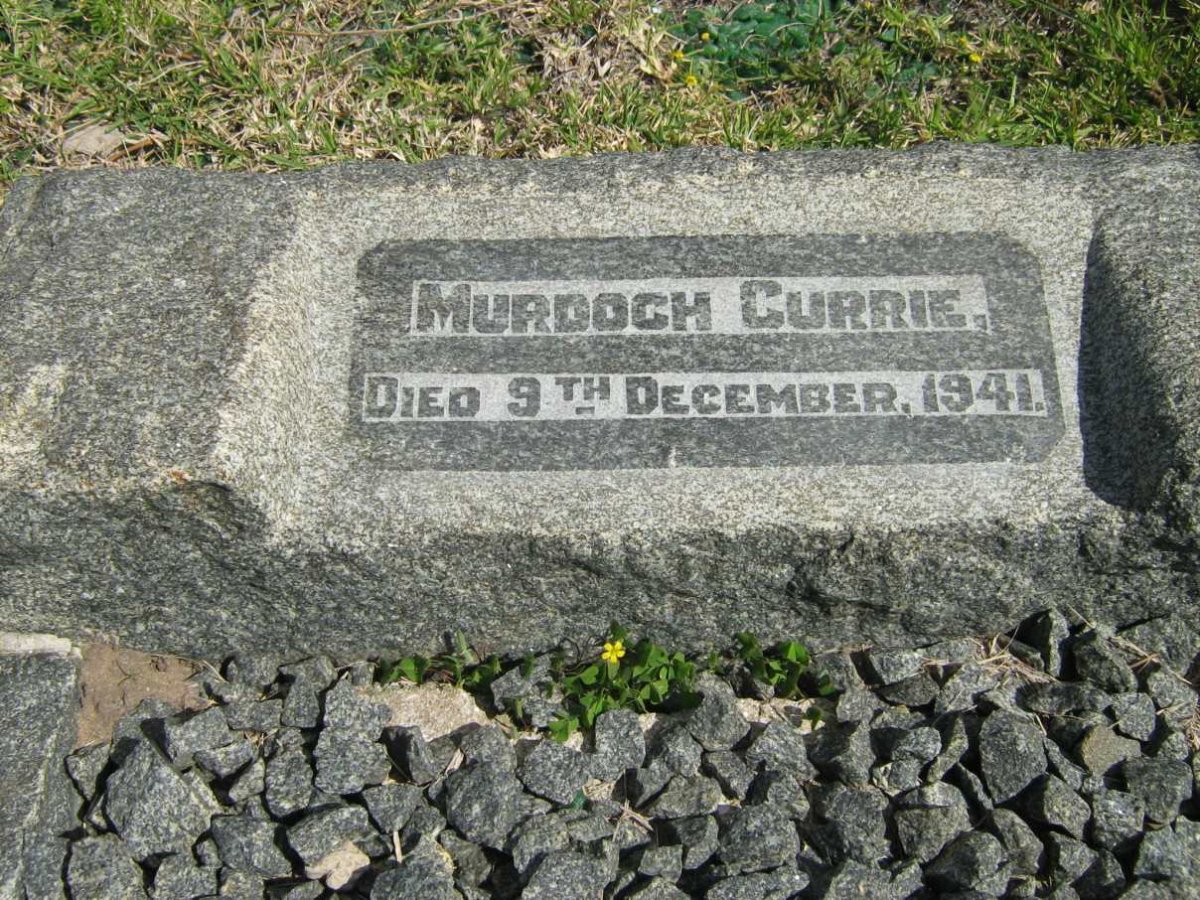 CURRIE Murdoch -1941