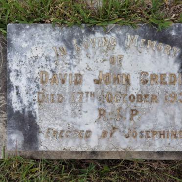 CREDIE David John -1932