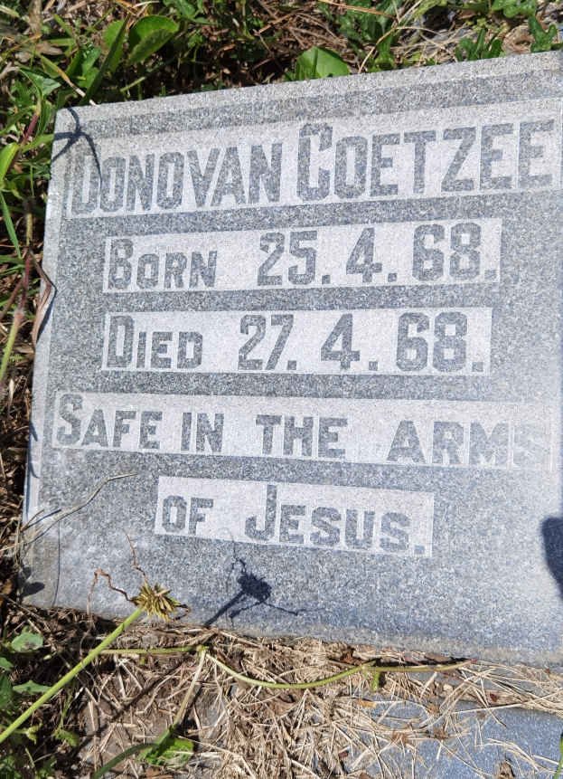 COETZEE Donovan 1968-1968