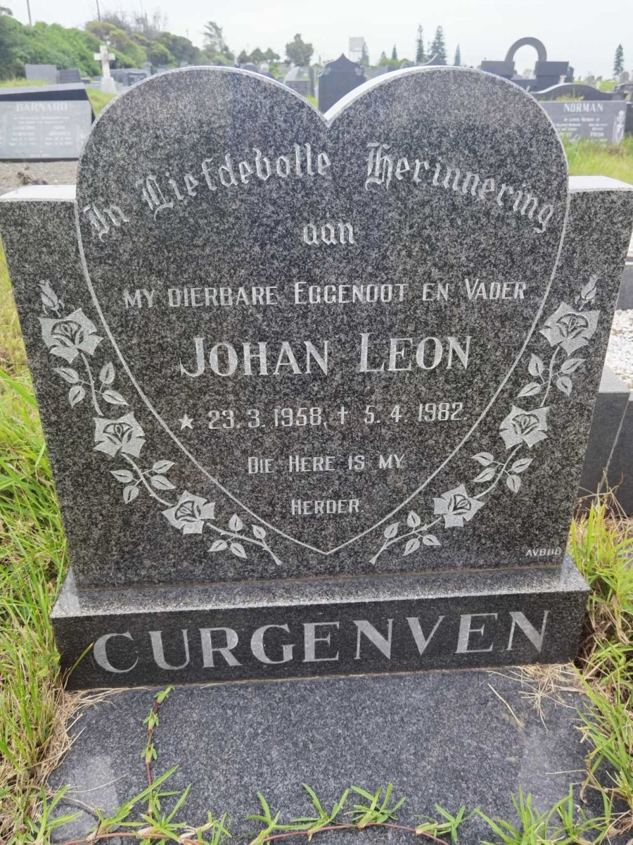 CURGENVEN Johan Leon 1958-1982