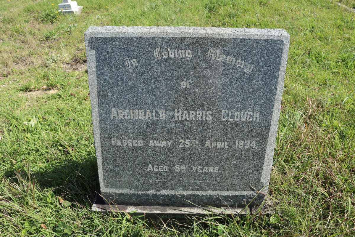 CLOUGH Archibald Harris -1934 &amp; Selina Eliza SMITH