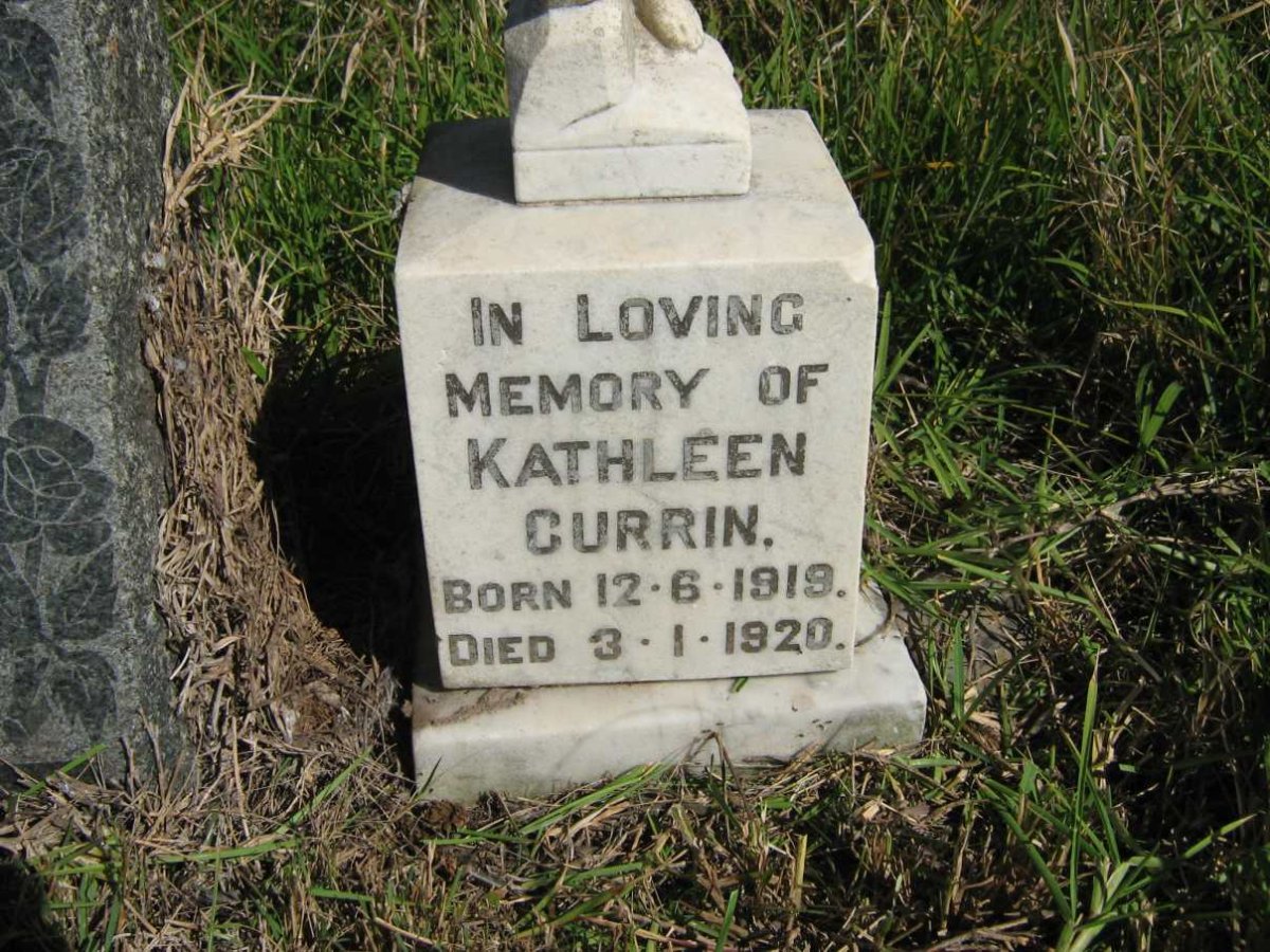 CURRIN Kathleen 1919-1920