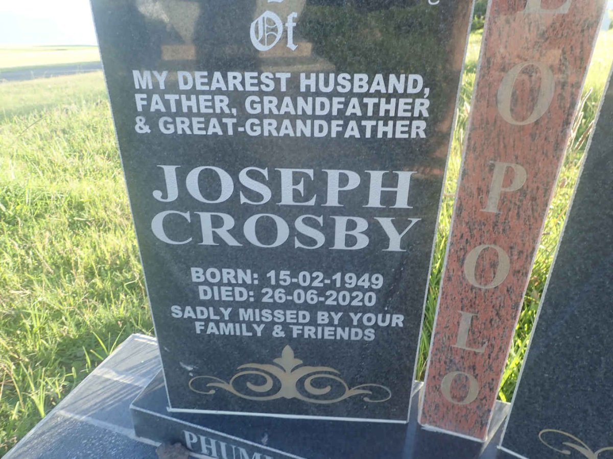 CROSBY Joseph 1949-2020