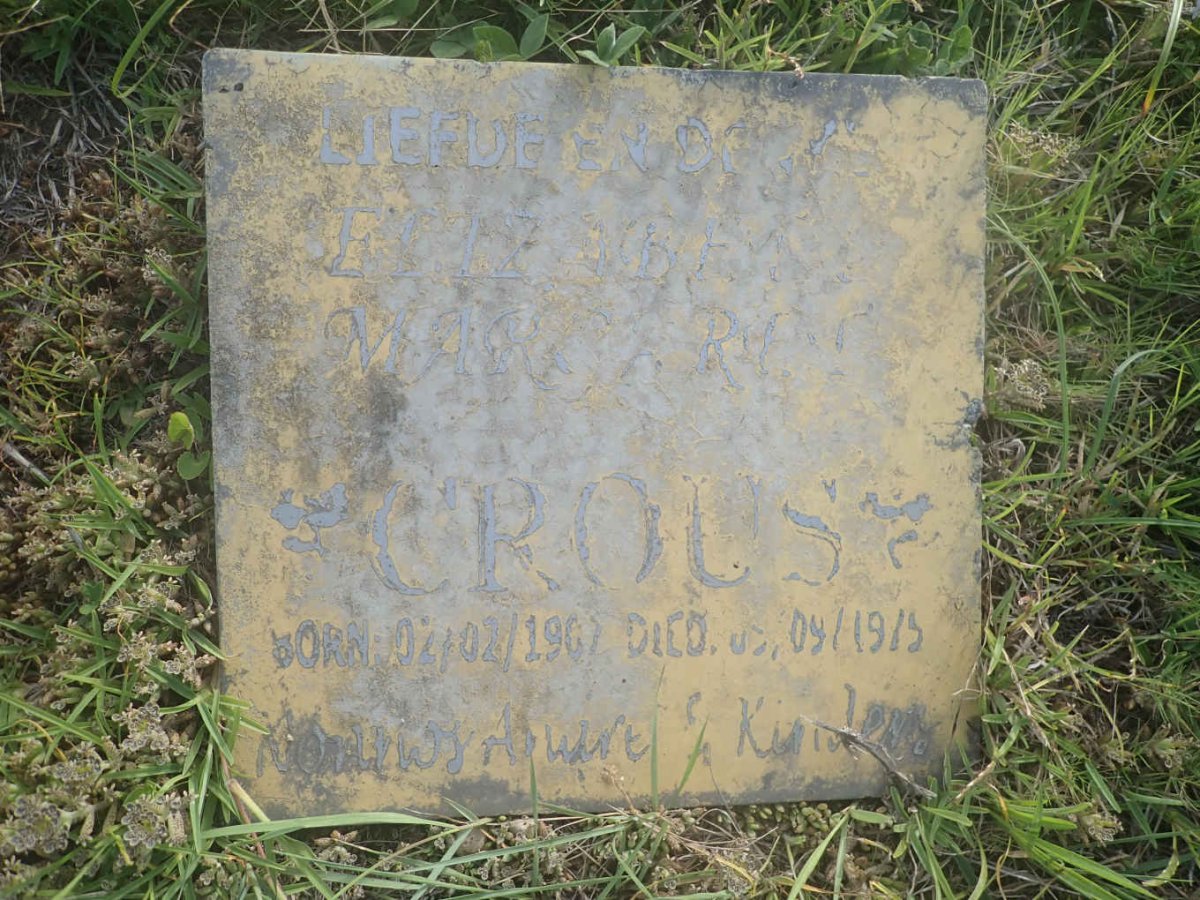 CROUS Elizabeth Margaret 1907-1975