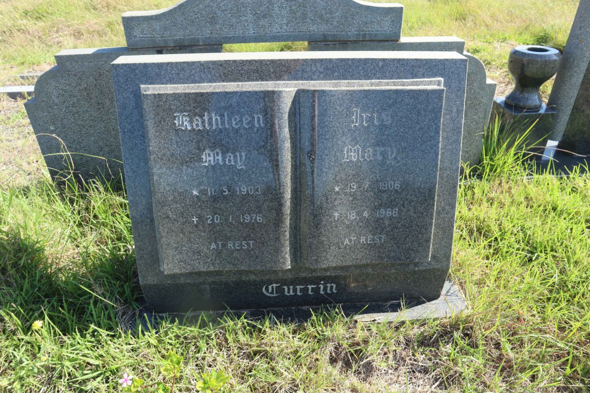 CURRIN Kathleen May 1903-1976 :: CURRIN Iris Mary 1906-1986