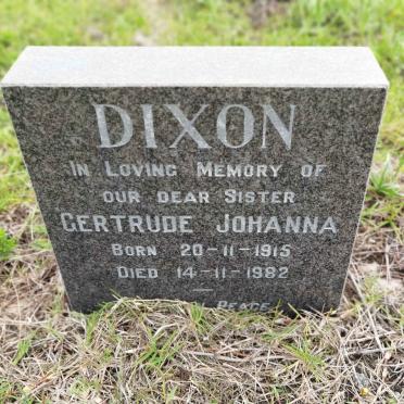 DIXON Gertrude Johanna 1915-1982
