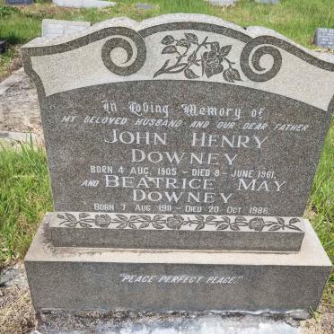 DOWNEY John Henry 1905-1961 & Beatrice May 1911-1986