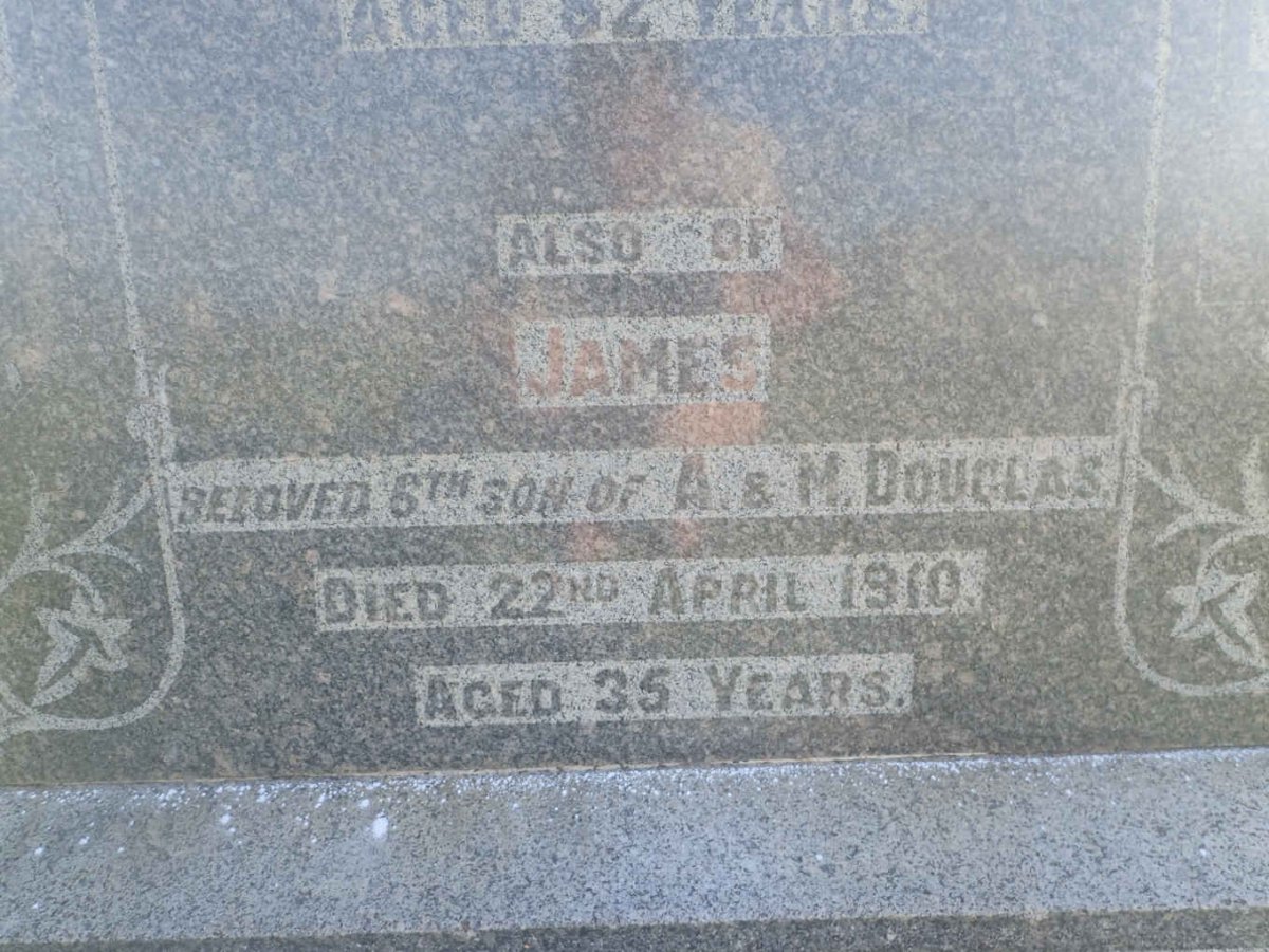 DOUGLAS Alexander -1913 &amp; Margaret Dawson -1918 :: DOUGLAS James -1910