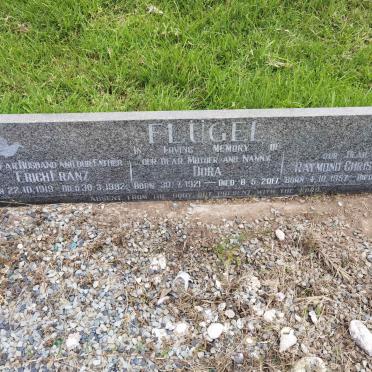 FLUGEL Erich Franz 1919-1992 &amp; Dora 1921-2017 :: FLUGEL Raymond Christopher 1957-1980