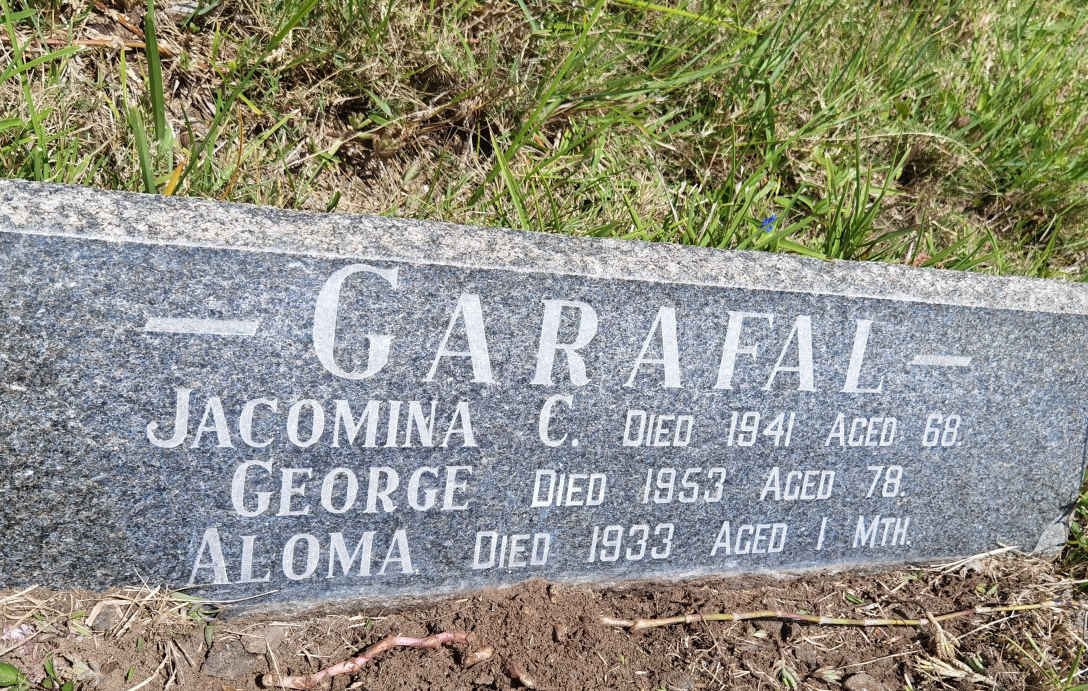 GARAFAL George -1953 &amp; Jacomina -1941 :: GARAFAL Aloma -1933