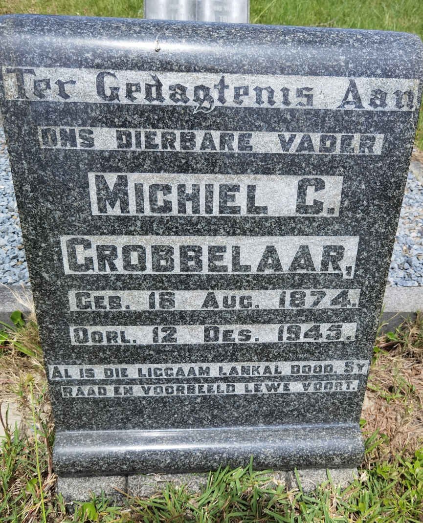 GROBBELAAR Michiel C. 1874-1945