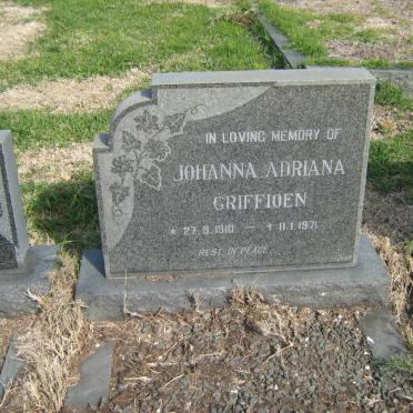 GRIFFIOEN Johanna Adriana 1910-1971