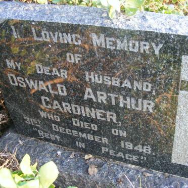 GARDINER Oswald Arthur -1948