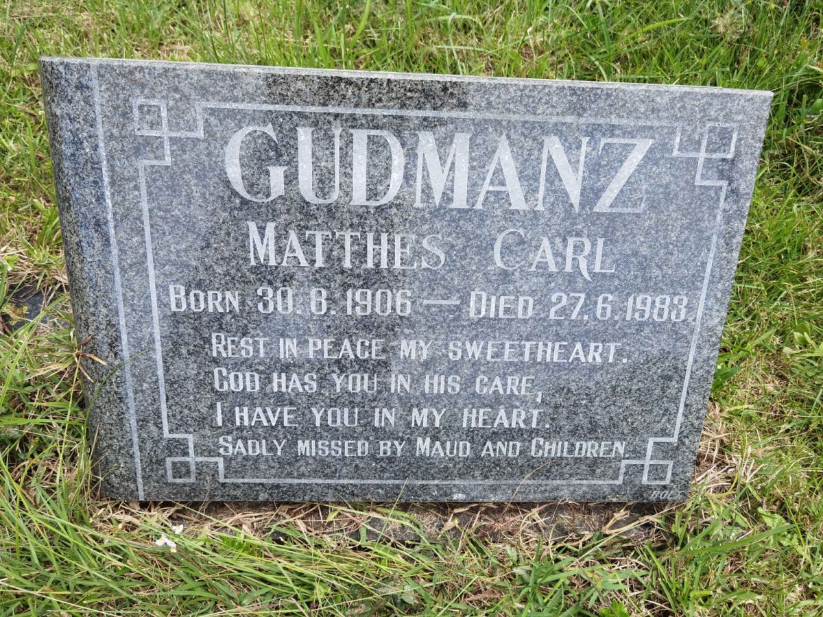 GUDMANZ Matthes Carl 1906-1983
