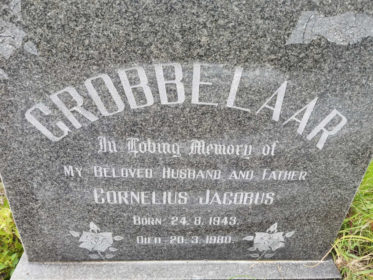 GROBBELAAR Cornelius Jacobus 1943-1980