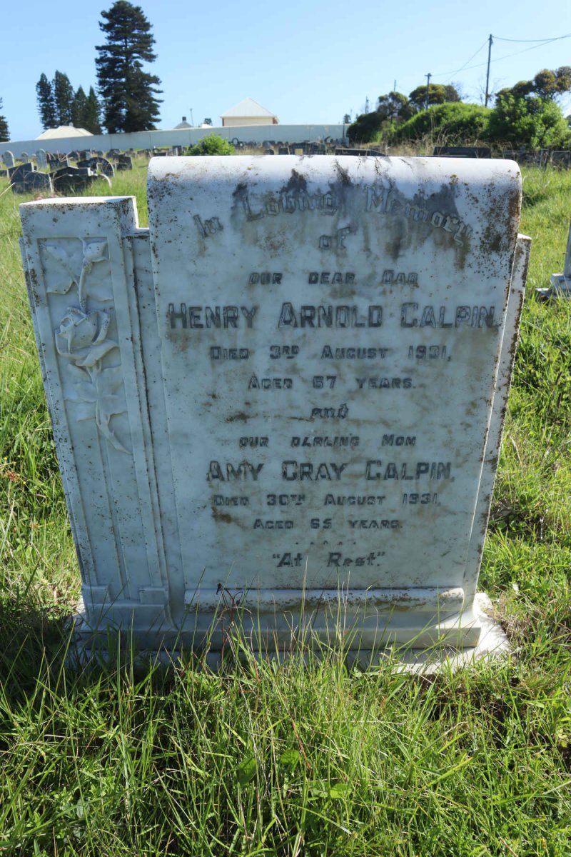 GALPIN Henry Arnold -1931 &amp; Amy Gray -1931