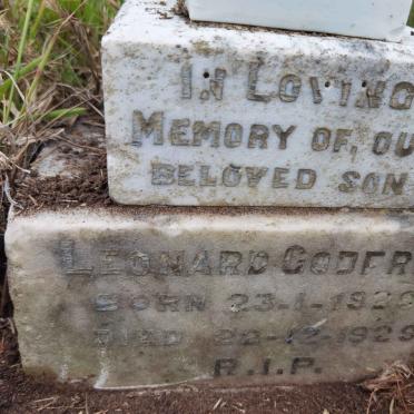GODFREY Leonard 1920-1929