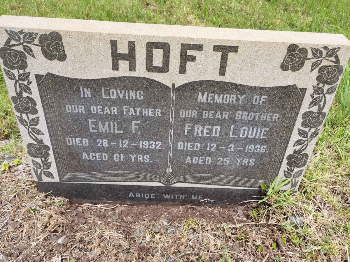 HOFT Emil F. -1932 :: HOFT Fred Louie -1936