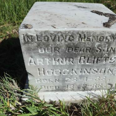 HODGKINSON Arthur Clifton 1988-1988