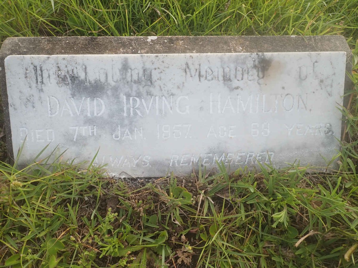 HAMILTON David Irving -1957