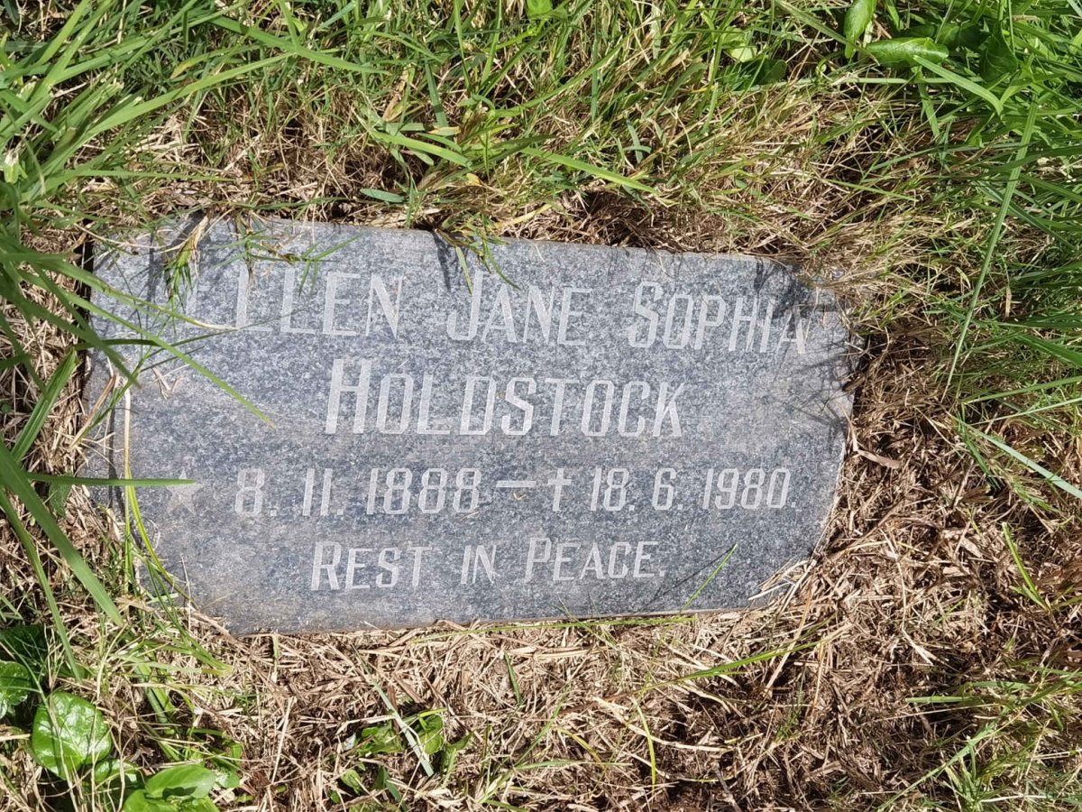 HOLDSTOCK Ellen Jane Sophia 1888-1980