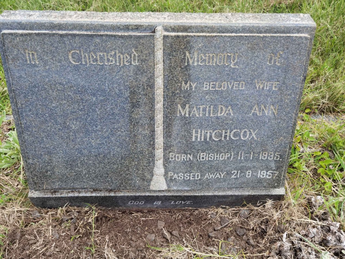 HITCHCOX Matilda Ann nee BISHOP 1935-1957