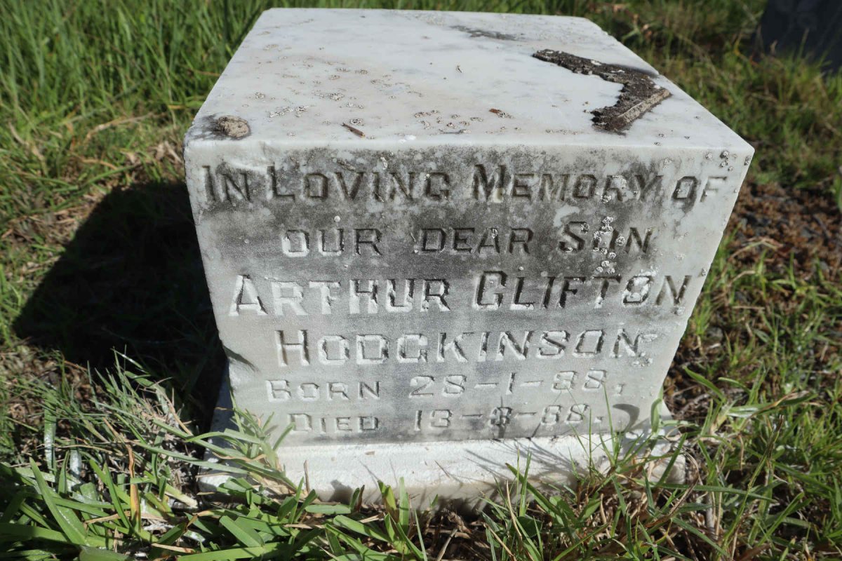 HODGKINSON Arthur Clifton 1988-1988