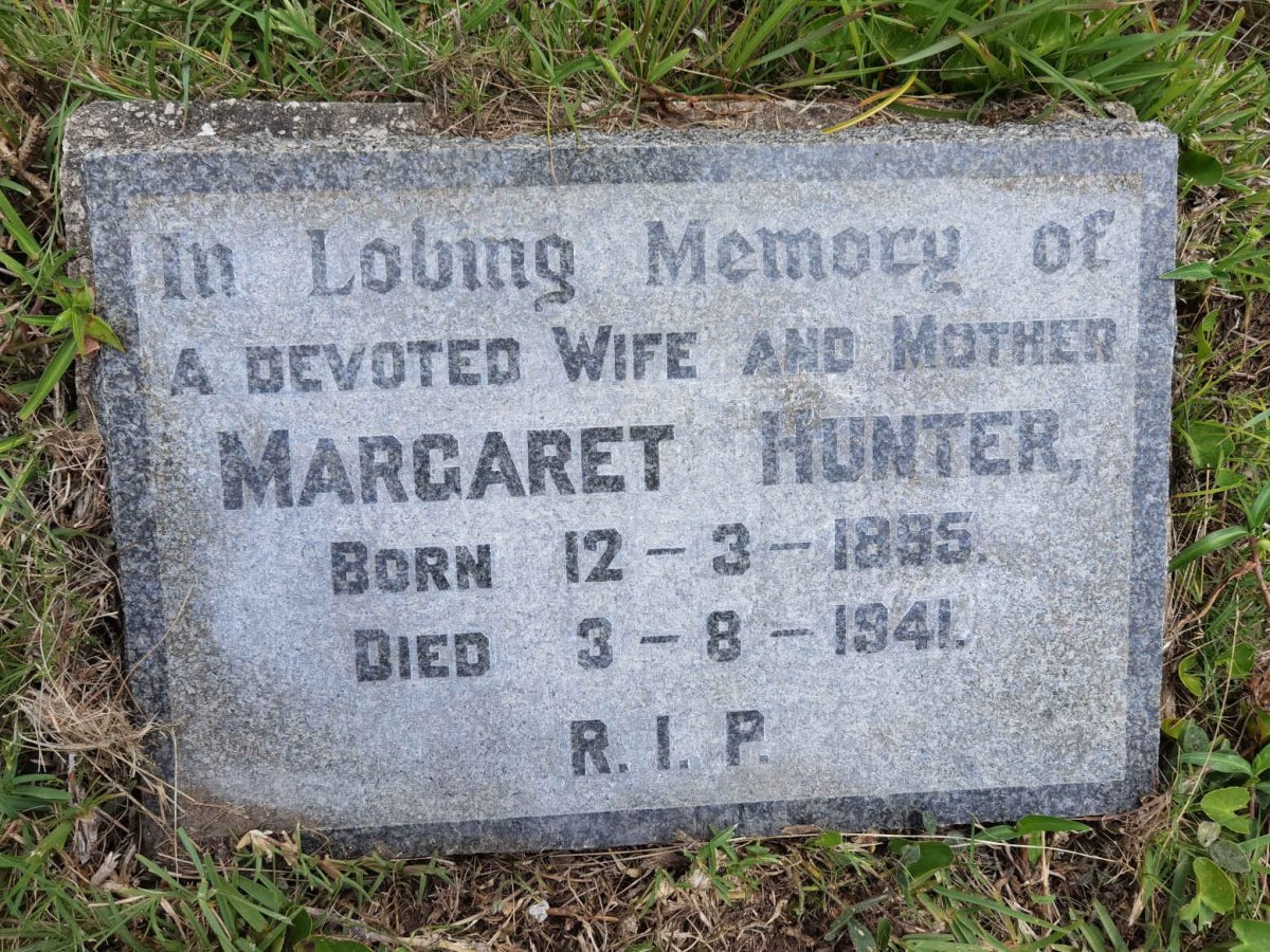 HUNTER Margaret 1895-1941