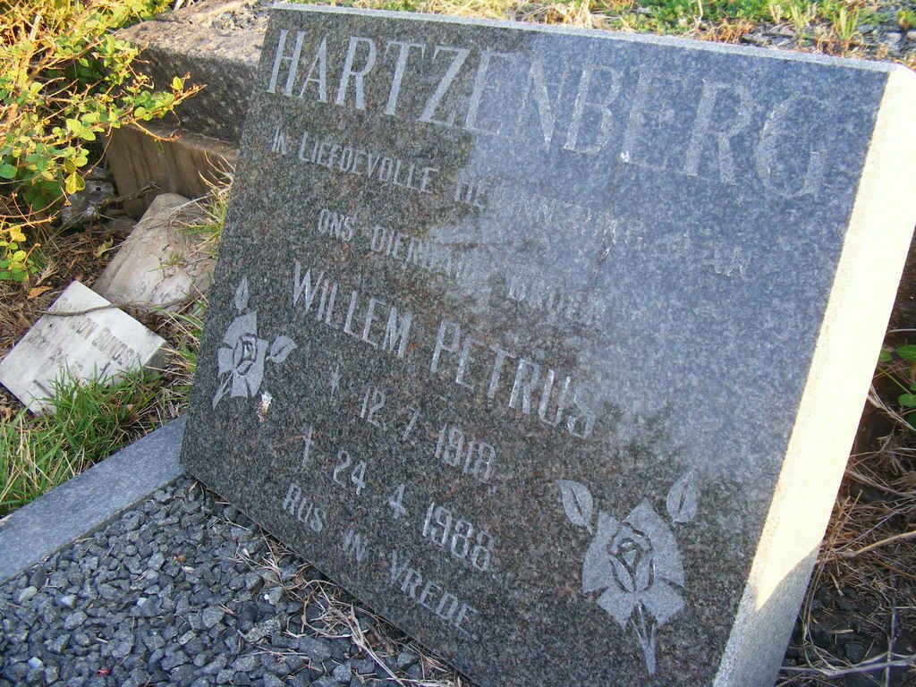 HARTZENBERG Willem Petrus 1918-1988