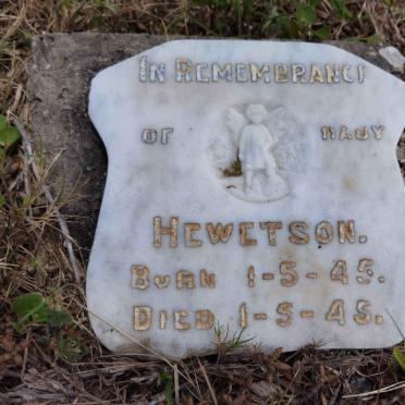 HEWETSON 1945-1945