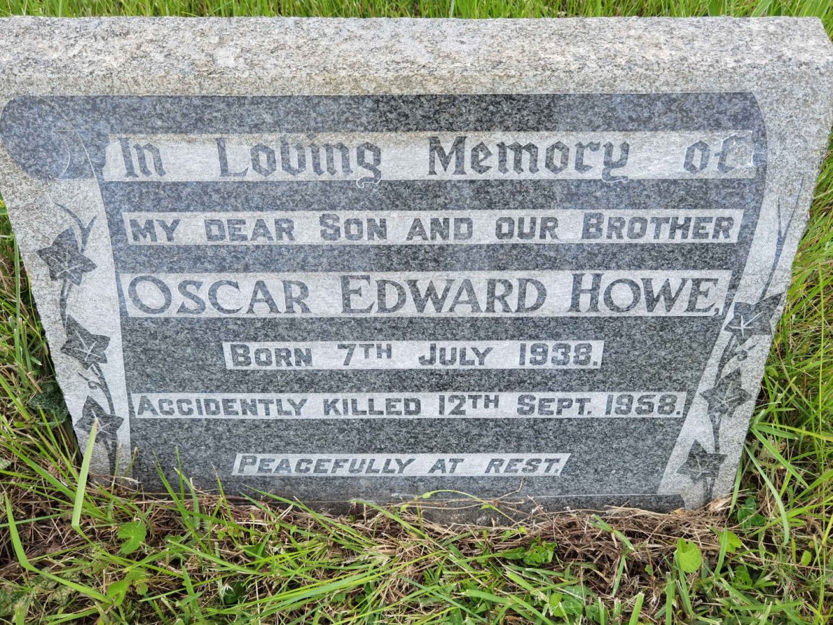 HOWE Oscar Edward 1938-1958