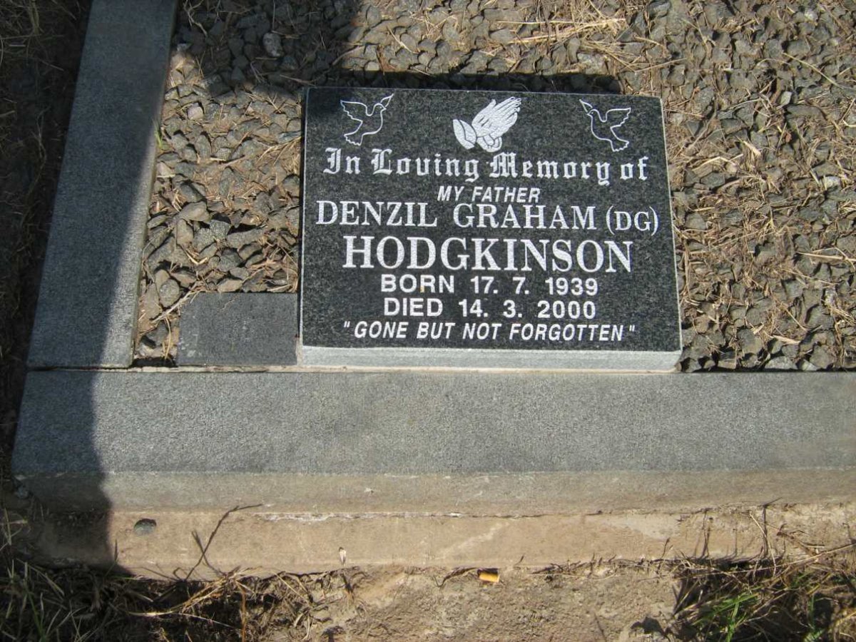 HODGKINSON Denzil Graham 1939-2000