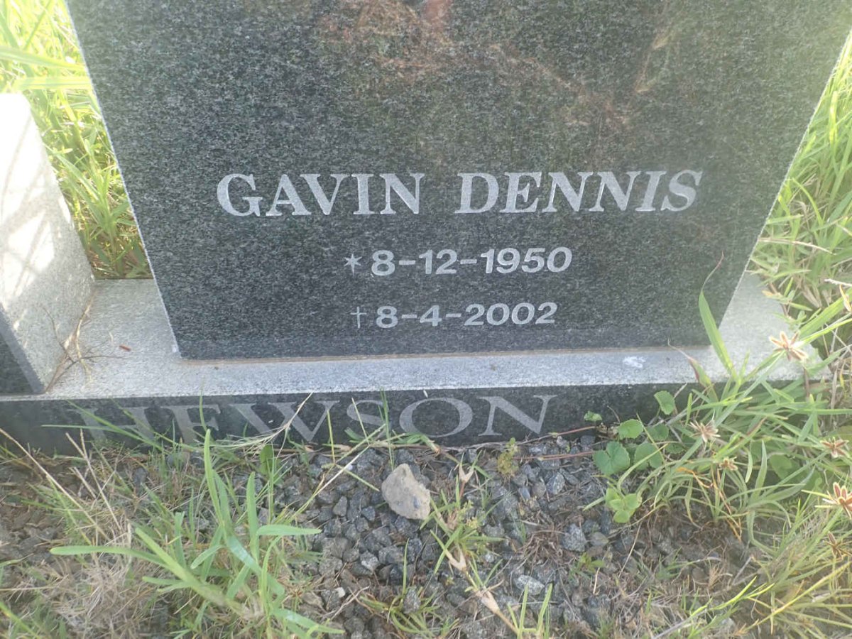 HEWSON Gavin Dennis 1950-2002