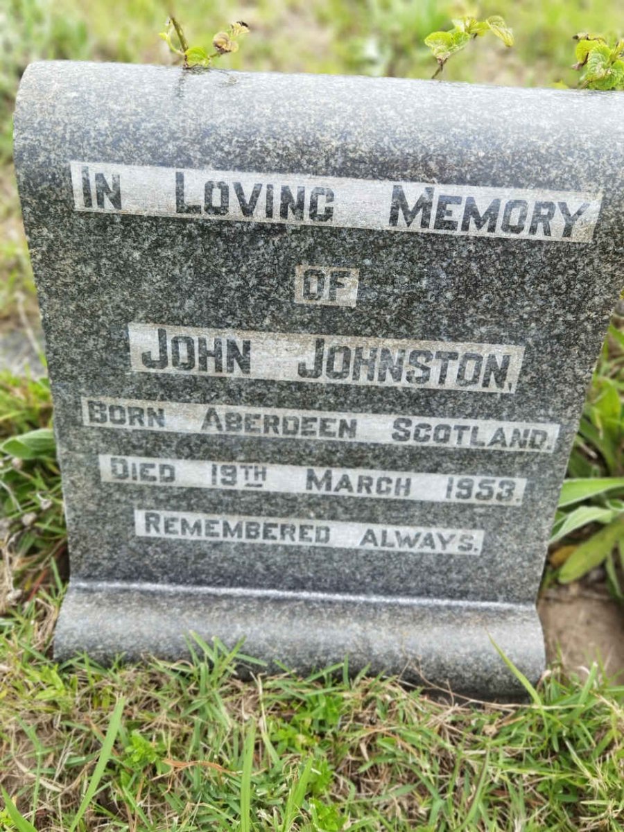 JOHNSTON John -1953