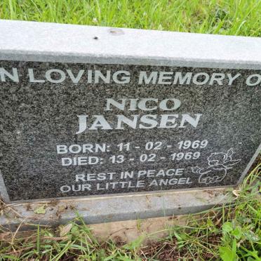 JANSEN Nico 1969-1969