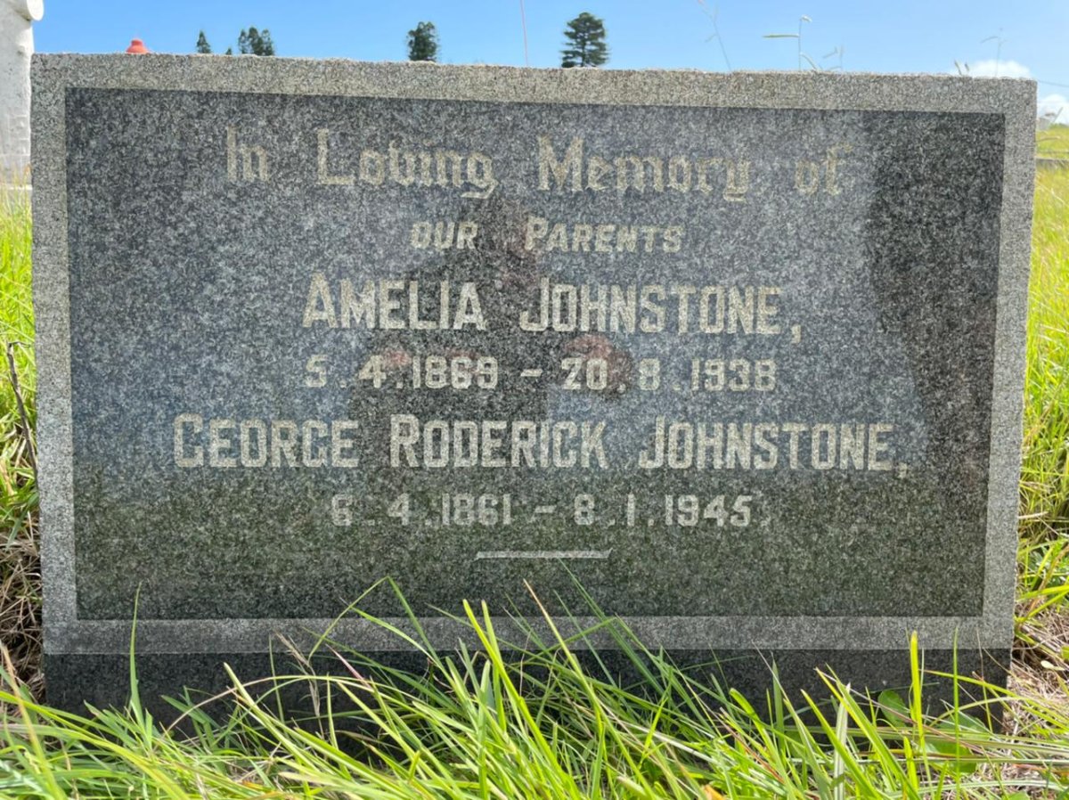 JOHNSTONE George Roderick 1861-1945 &amp; Amelia 1869-1938