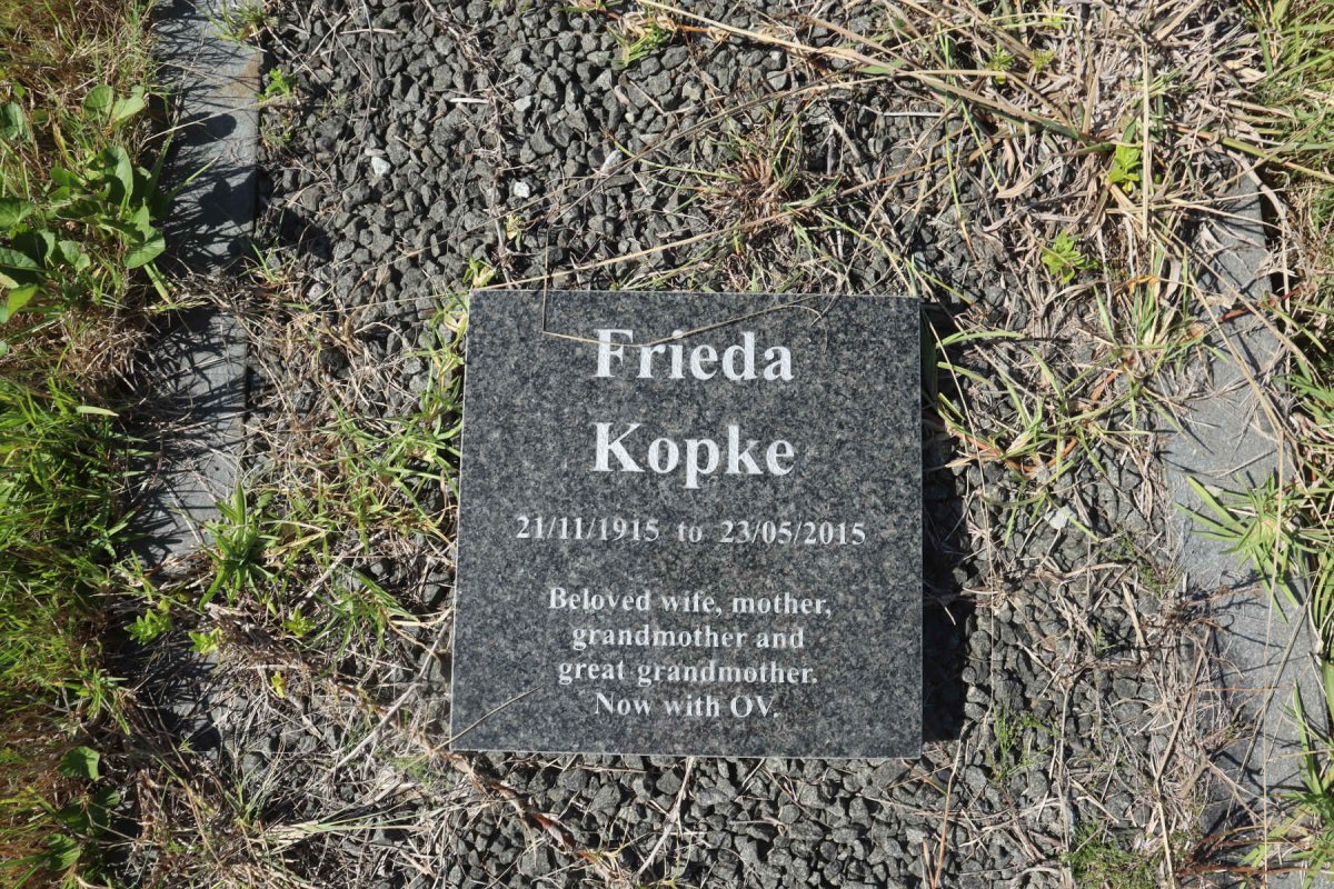 KOPKE Frieda 1915-2015