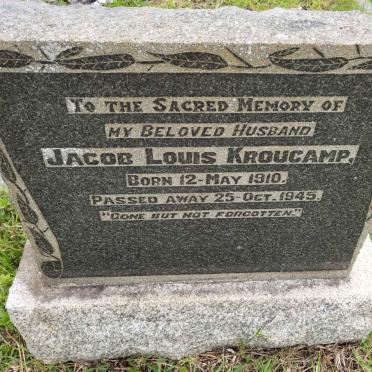 KROUCAMP Jacob Louis 1910-1945