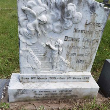 KRIEL Dennis Andrew 1933-1939